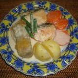 鮭と野菜のクリーム煮